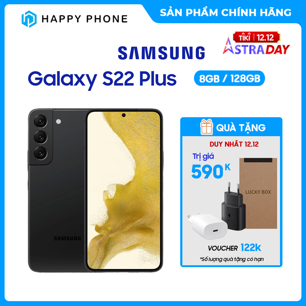 Điện thoại Samsung Galaxy S22 Plus 5G (8GB/128GB) - Hàng chính hãng - ĐÃ KÍCH HOẠT BẢO HÀNH ĐIỆN TỬ