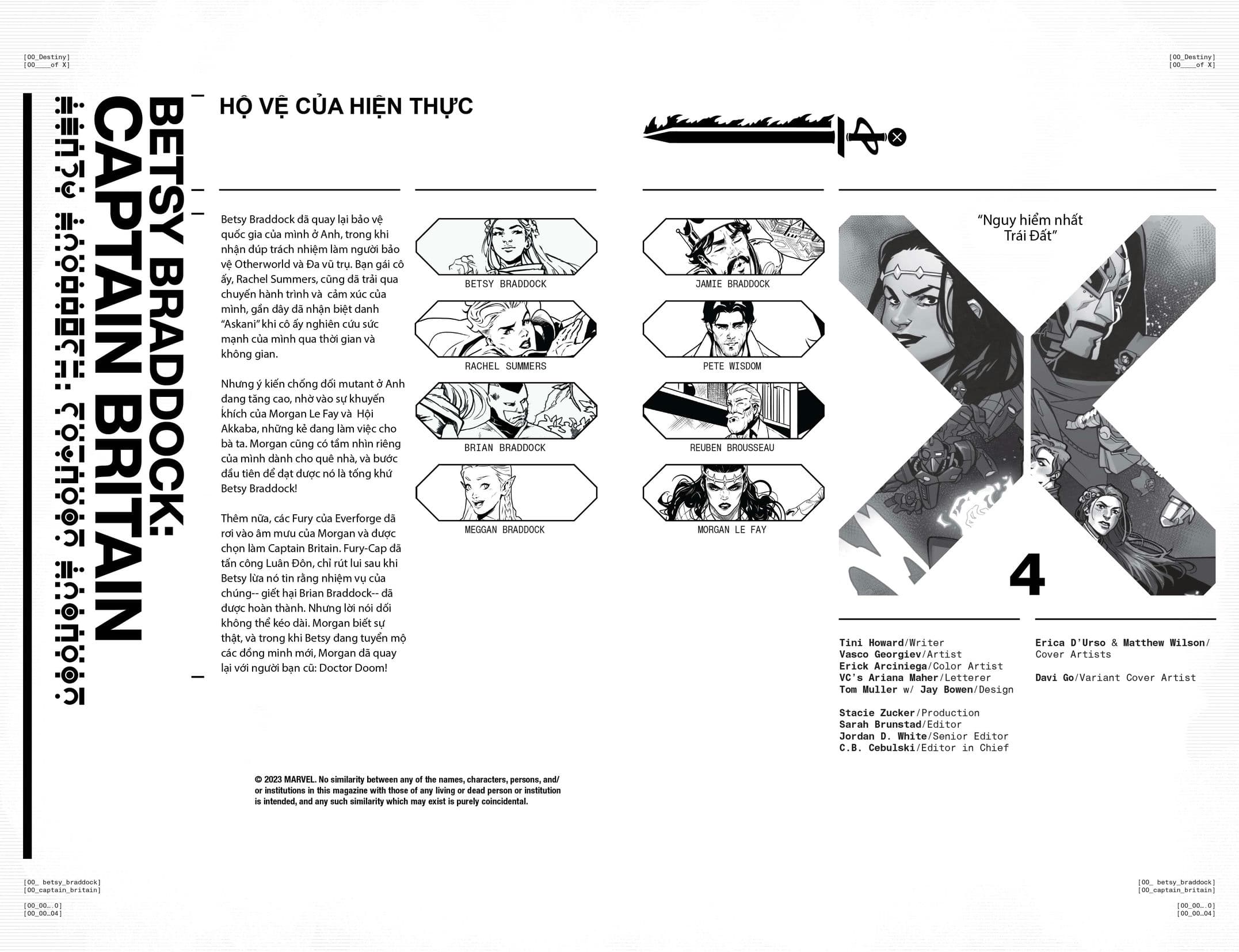 betsy braddock: captain britain (2023) chapter 4 5