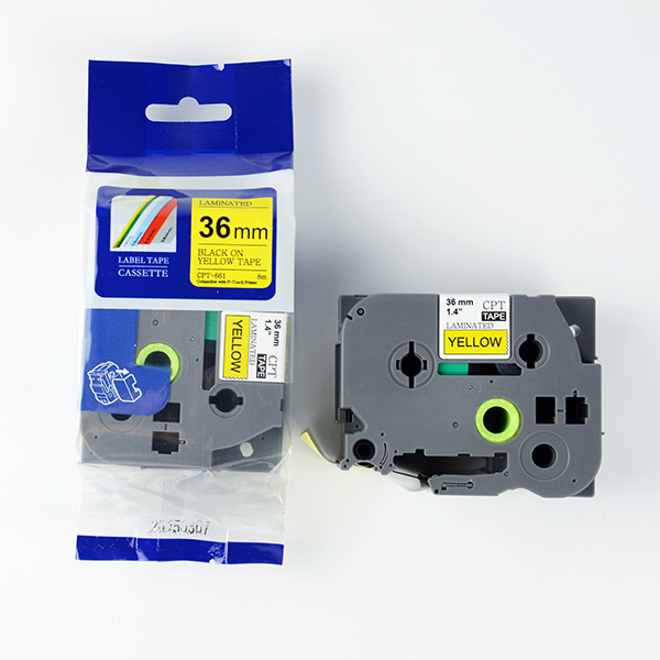 Tape nhãn in tương thích CPT-661 dùng cho máy in nhãn Brother P-Touch