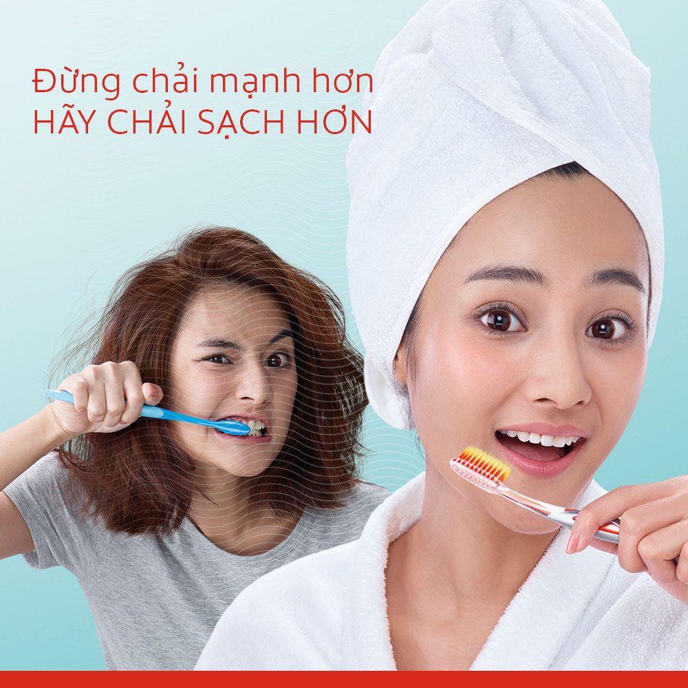 Bàn chải đánh răng Colgate ngăn chảy máu nướu Slimsoft Advanced siêu mềm mảnh (Màu ngẫu nhiên)