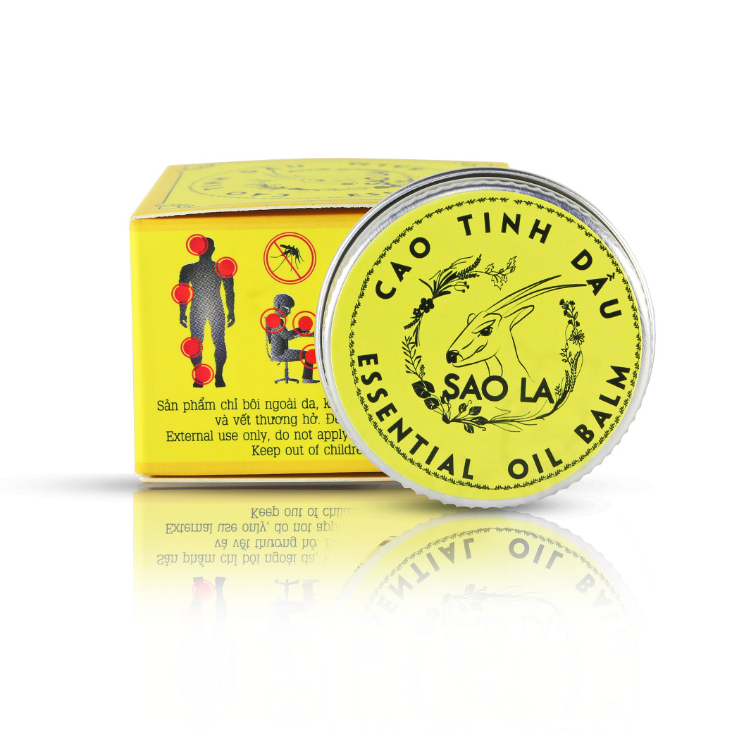 Cao tinh dầu Sao la 11g - Hỗ trợ giảm đau lưng, nhức mỏi, đau khớp, giúp ngủ ngon. Sản phẩm sản xuất từ các loại dược liệu thiên nhiên