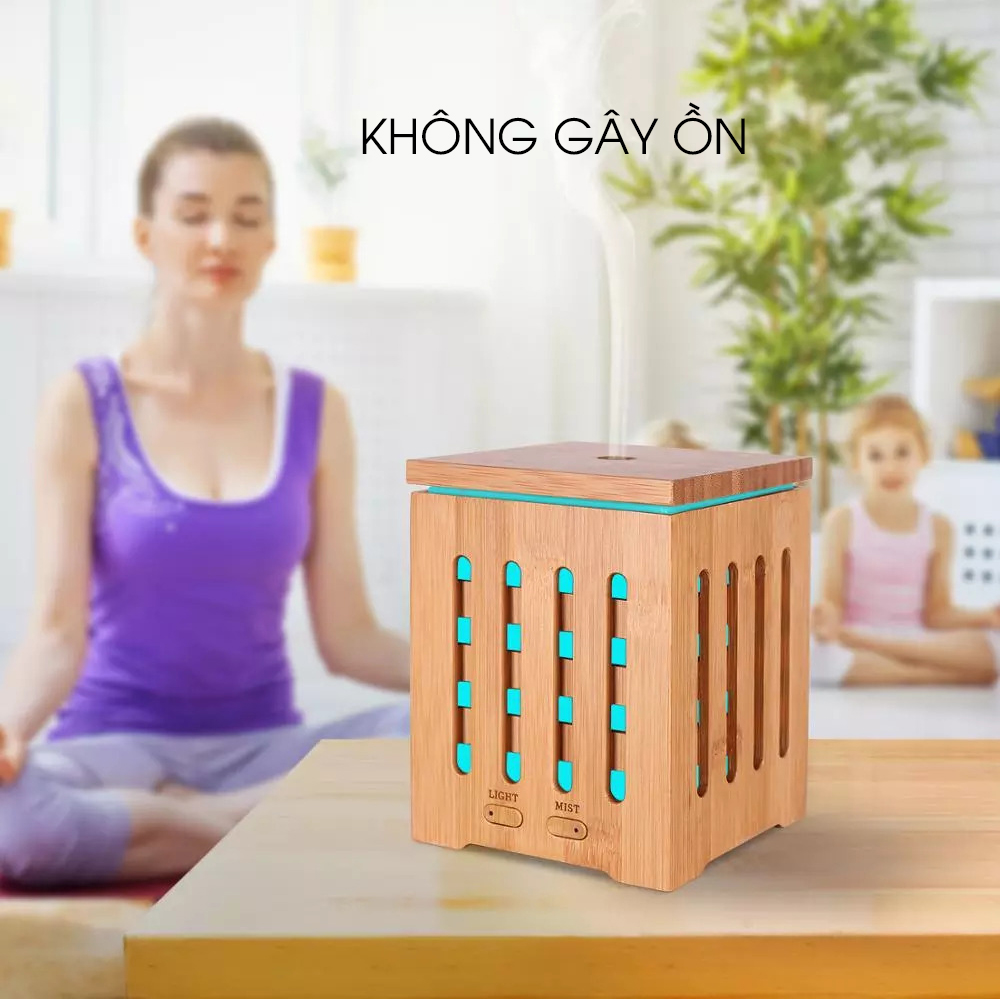 Máy Xông Tinh Dầu Mini Phú Quý | Giúp Phun Sương, Đuổi Muỗi | Tặng 3 Chai Tinh Dầu Kobi Sả Chanh + Bạc Hà + Oải Hương Nhập Khẩu Ấn Độ