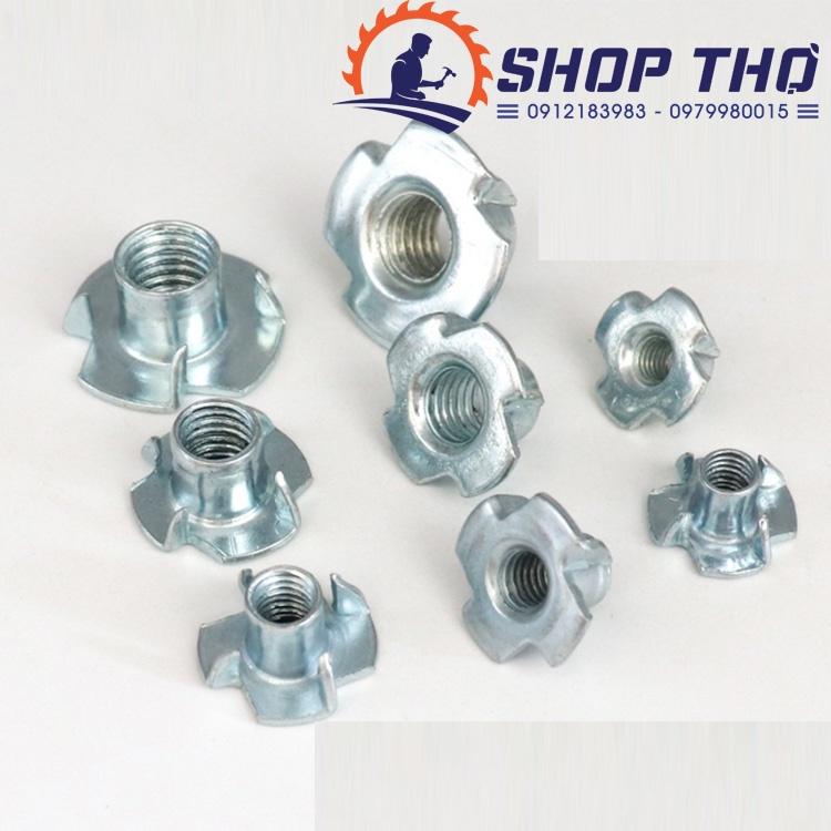 Ốc cấy tán chấu liên kết gỗ M10 (set 50 cái)