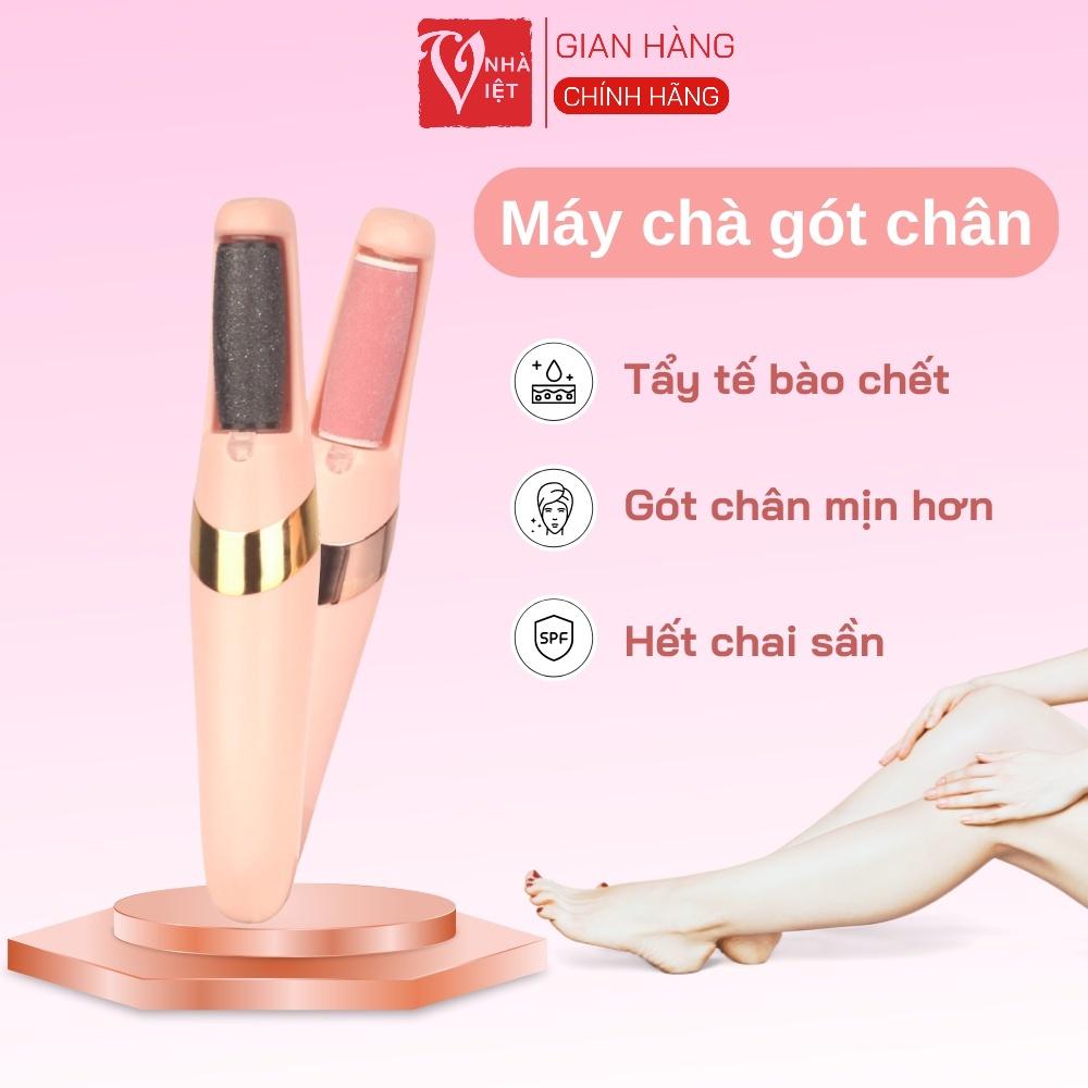 Máy Chà Gót Chân, Tẩy tế bào chết, chai gót chân tại Nhà, tiện dụng, an toàn. Sạc Pin Tích Điện