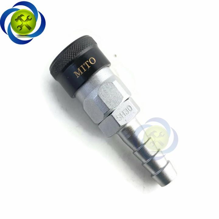 Đầu nối hơi 10mm Mito SH30 3/8 Hose