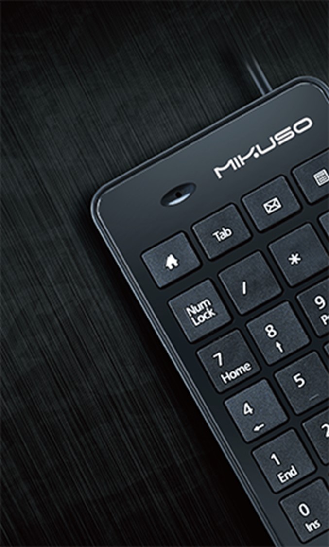 Bàn phím số mini máy tính MIKUSO KB-047 cổng USB có dây