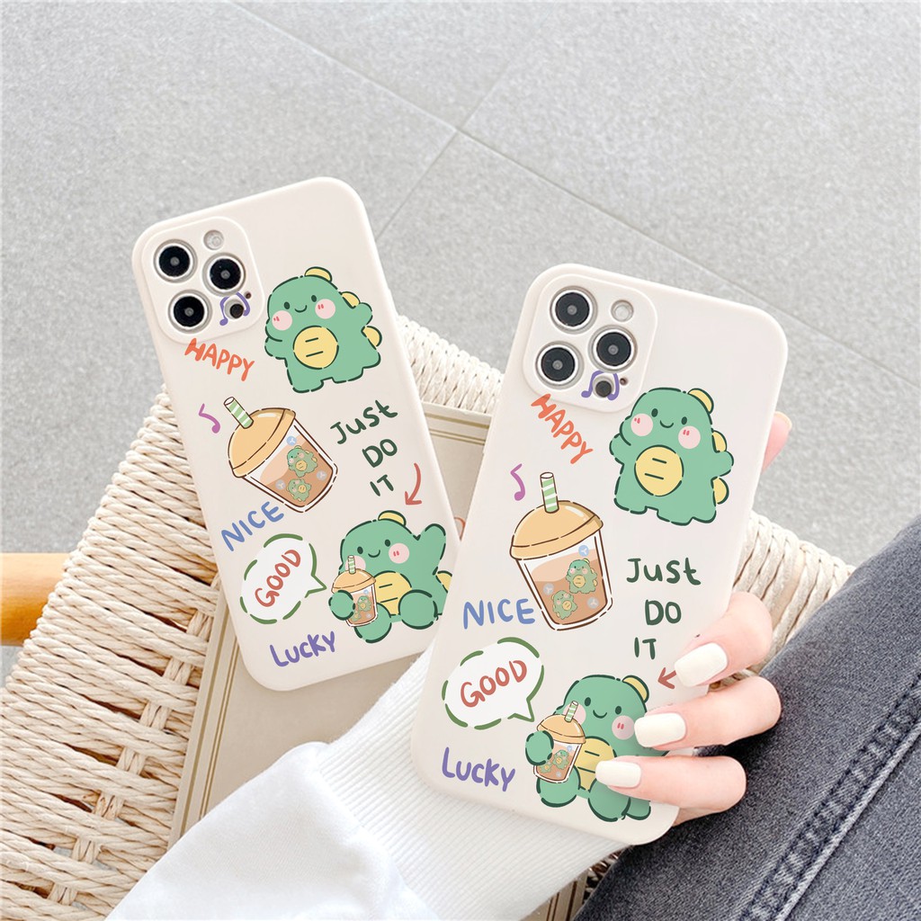 Ốp Lưng Cạnh Vuông Colorful Dành Cho iPhone 6 / 6 Plus / 7 / 7 Plus / 8 / 8 Plus / X / Xs / Xs Max / 11 / 11 Pro / 11 Pro Max / 12 / 12 Pro / 12 Pro Max