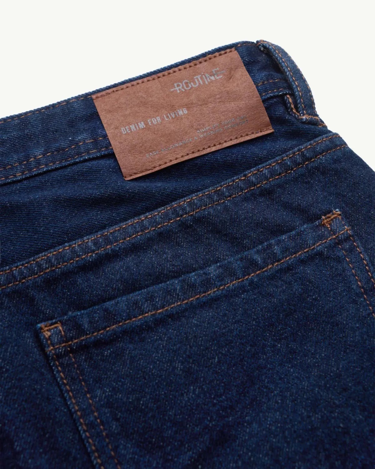 Quần short jean ( denim ) nam form Straight màu Xanh đậm và Xanh nhạt - ROUTINE 10F24DPS004 | LASTORE MENSWEAR