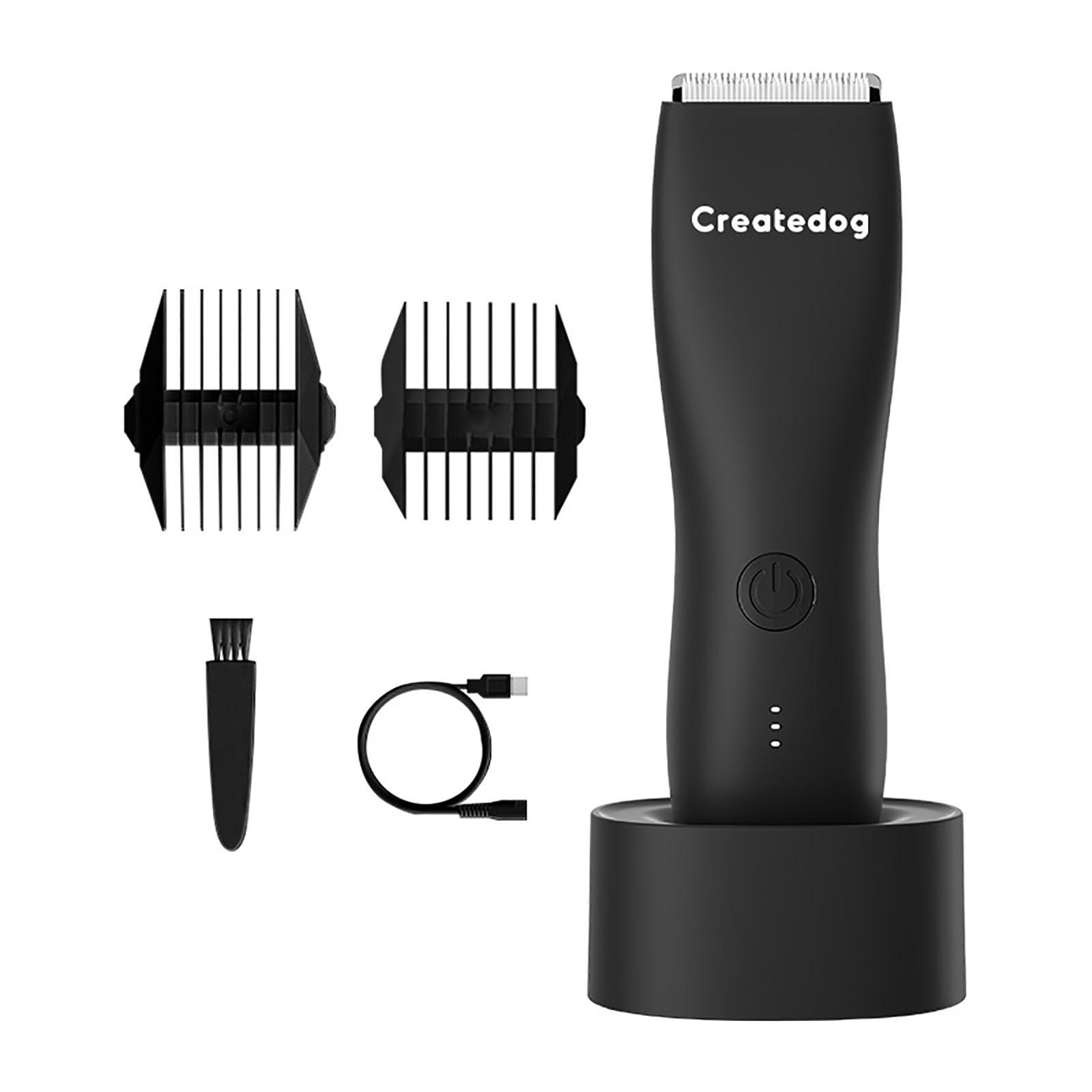 Electric Hair Shaver, Cordless Silent Rechargeable Ceramic Cutter Head Trimmer for Full Body