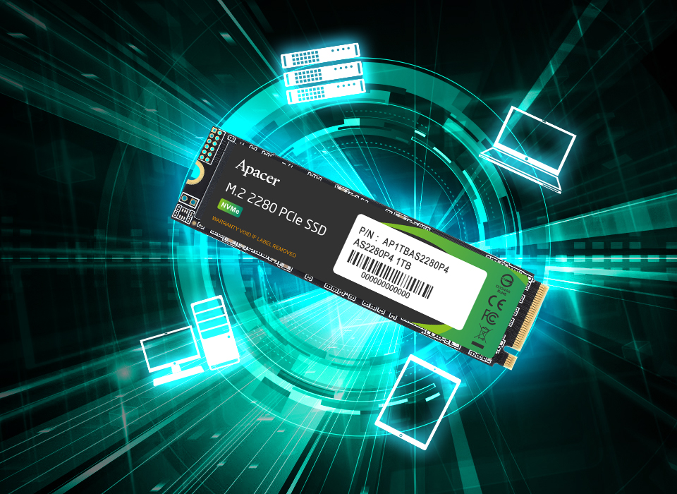 Ổ cứng SSD Apacer 256GB AS2280P4 M.2 PCIe NVMe Gen 3x4 - Hàng chính hãng