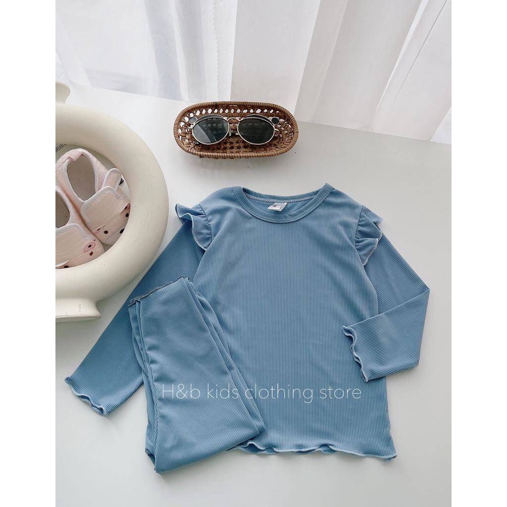 Bộ Dài Tay Cánh Tiên Cho Bé Gái