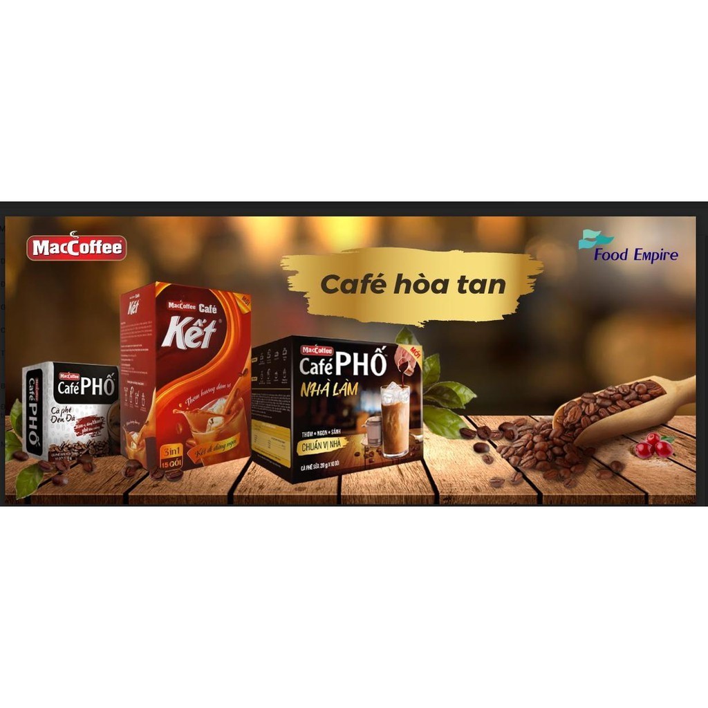 Combo 6 hộp Cà phê Phố Nhà làm - MacCoffee (hộp 10 gói x 28g)