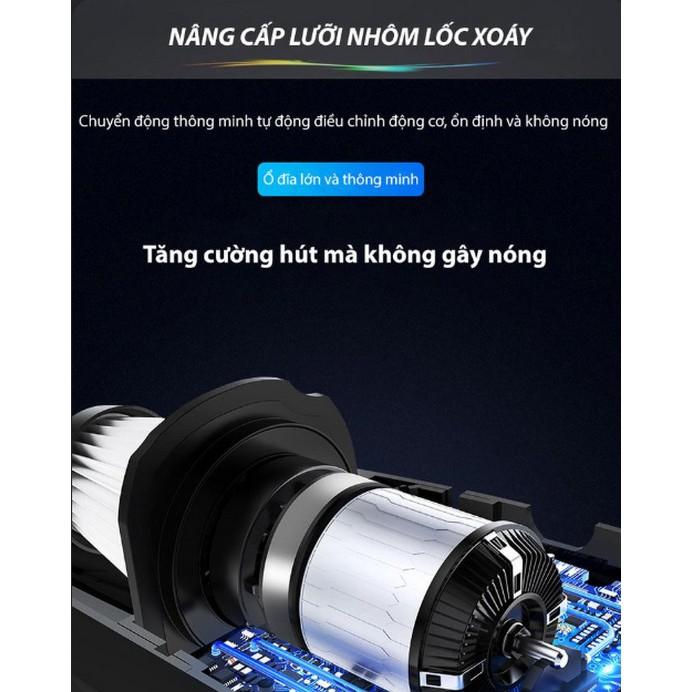 Máy hút bụi 4 trong 1 ô tô màng lọc HEPA 360 độ Phiên bản đột phá mới