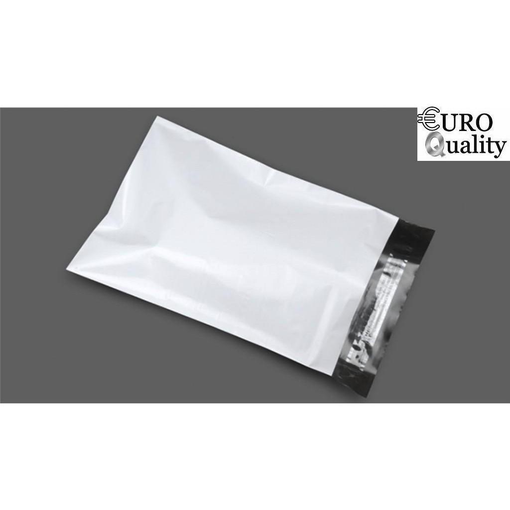 Bộ 100 túi nilon đóng hàng 2 lớp siêu bền siêu dính khổ A4 20x30cm (White)(0.5kg)