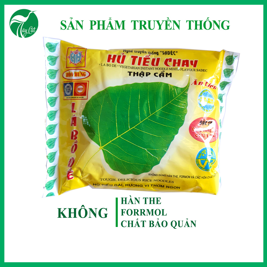 Thùng 30 gói hủ tiếu chay ăn liền lá Bồ Đề Hòa Hưng- sản phẩm truyền thống Sa Đéc