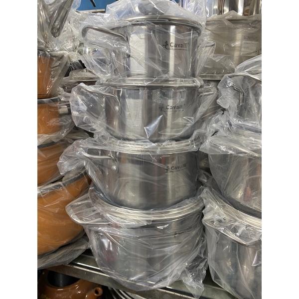 Bộ nồi 4 cái 3 đáy inox cavalli