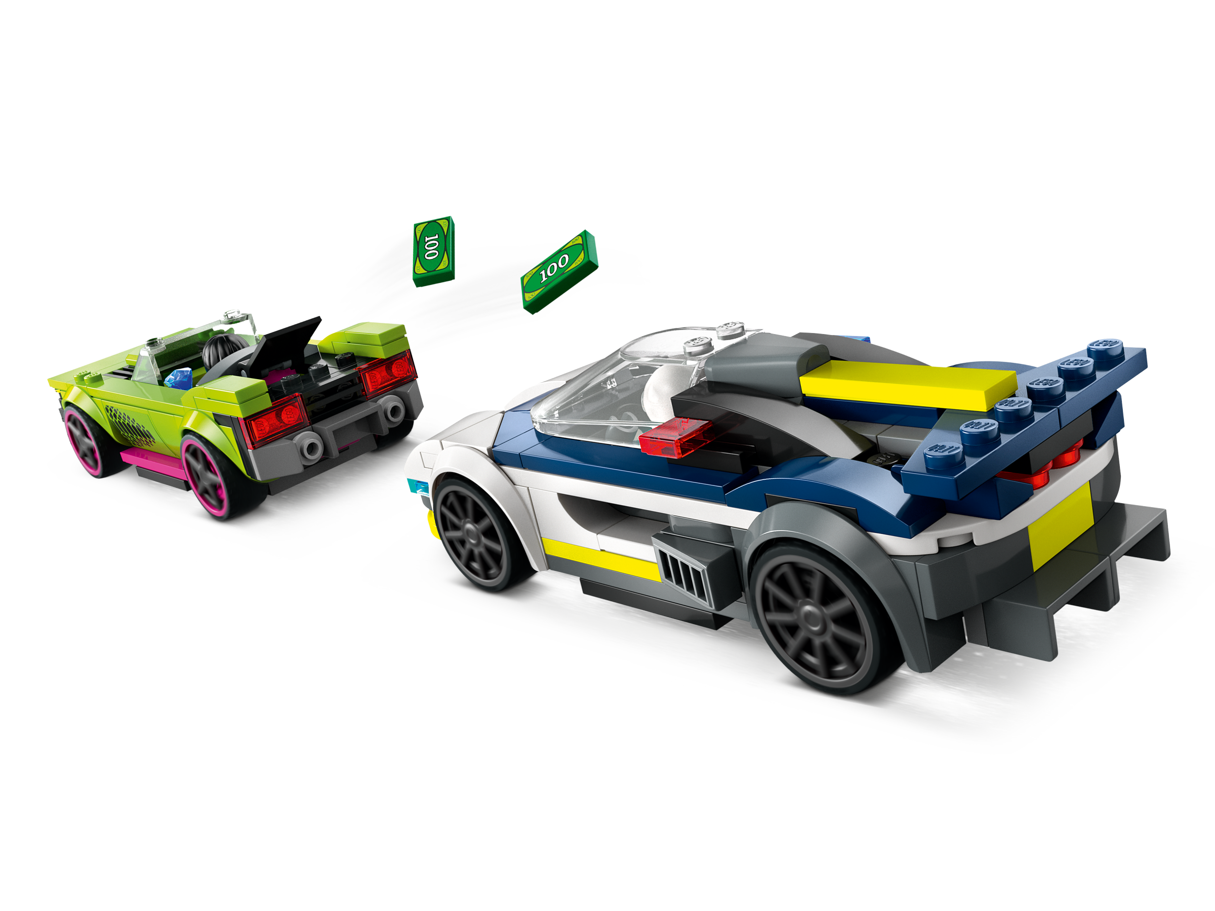 Đồ Chơi Lắp Ráp Xe Cảnh Sát Truy Đuổi Tội Phạm - Police Car And Muscle Car Chase - Lego City 60415 (213 Mảnh Ghép)