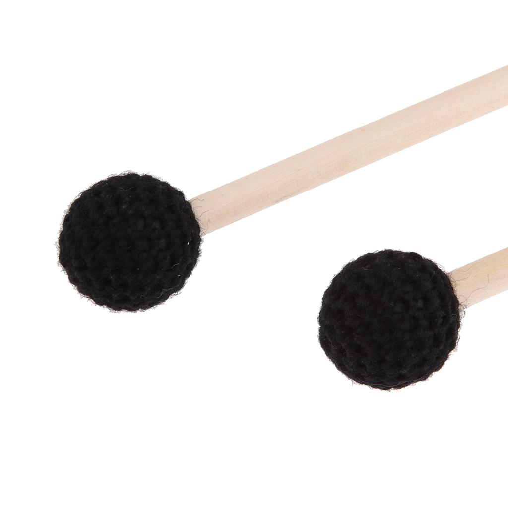 Wood Tongue Drum Sticks Lotus Drum Xylophone Mallets Rods Hammer,1 Pair