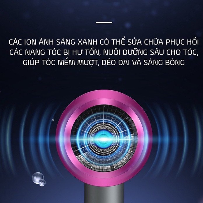 Máy sấy tóc 2 chiều nóng lạnh công suất lớn 2300W HT-01