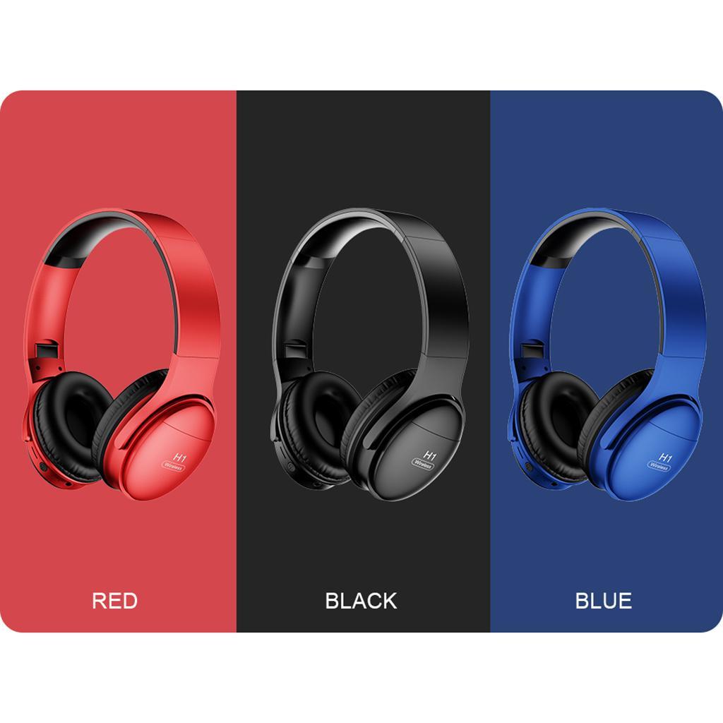 Over Ear Wireless Headphones Deep Bass Noise Cancelling Headset with