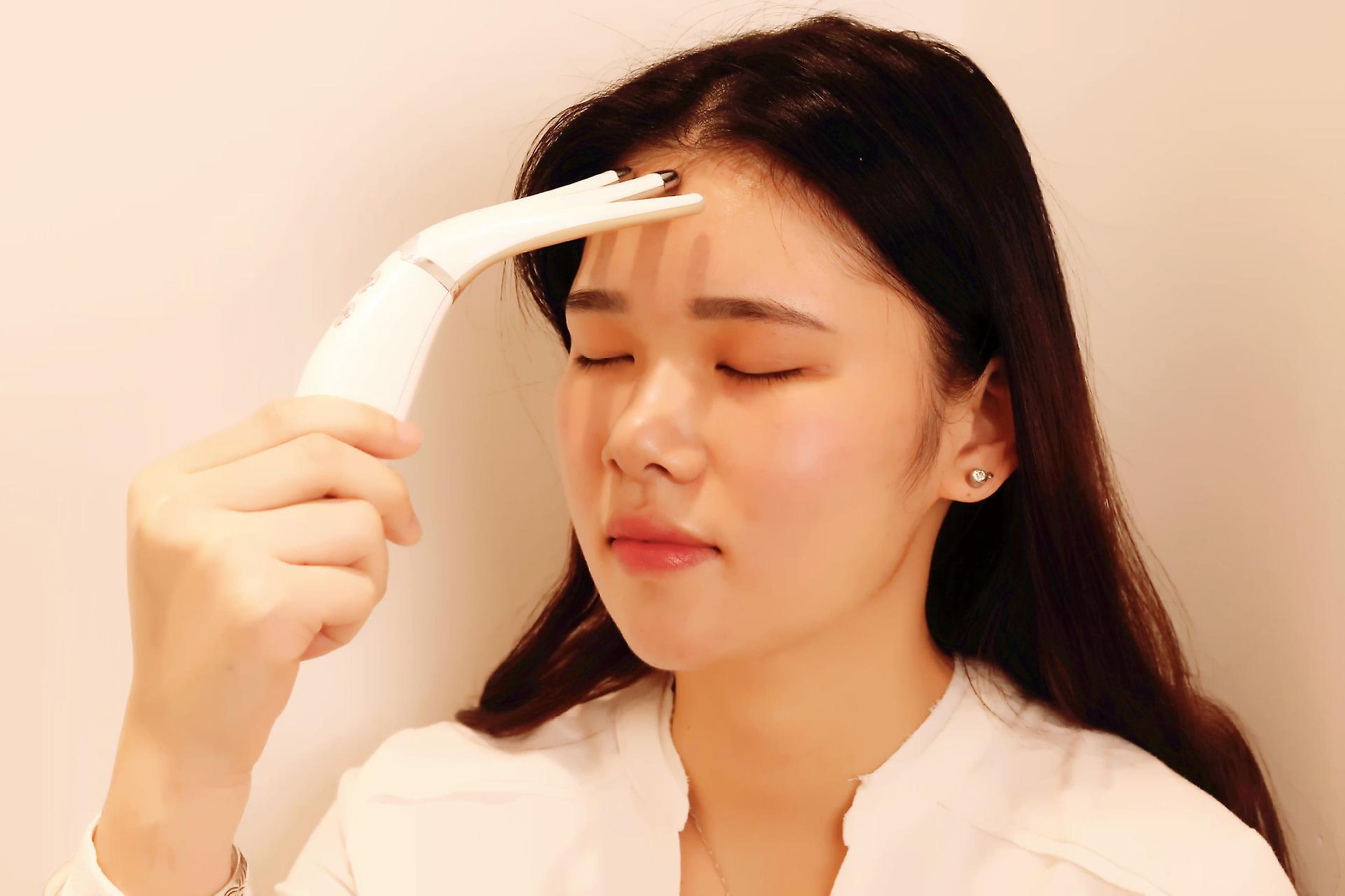 Head Electric Rung Massage Comb Mini Rechargeable Sưởi Massager