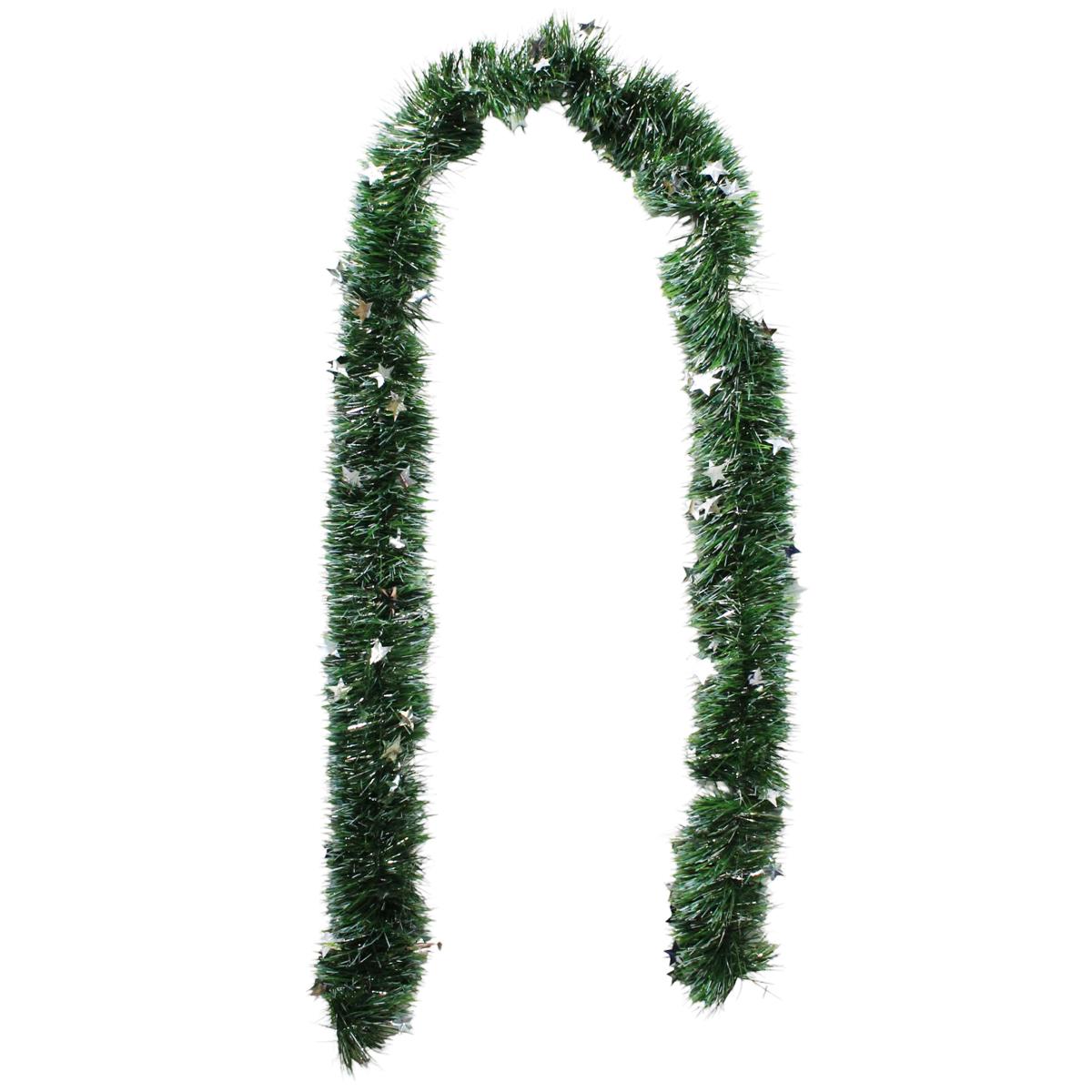 Dây Trang Trí Noel Ngôi Sao 180 cm - Chaang Chiia LP-SL-4S - Màu Bạc