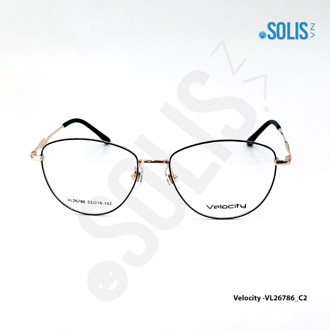 Gọng kính KL Velocity VL26786 - KÍNH KIM LOẠI HIỆU VELOCITY VL26786 KÍCH THƯỚC 53-16-142