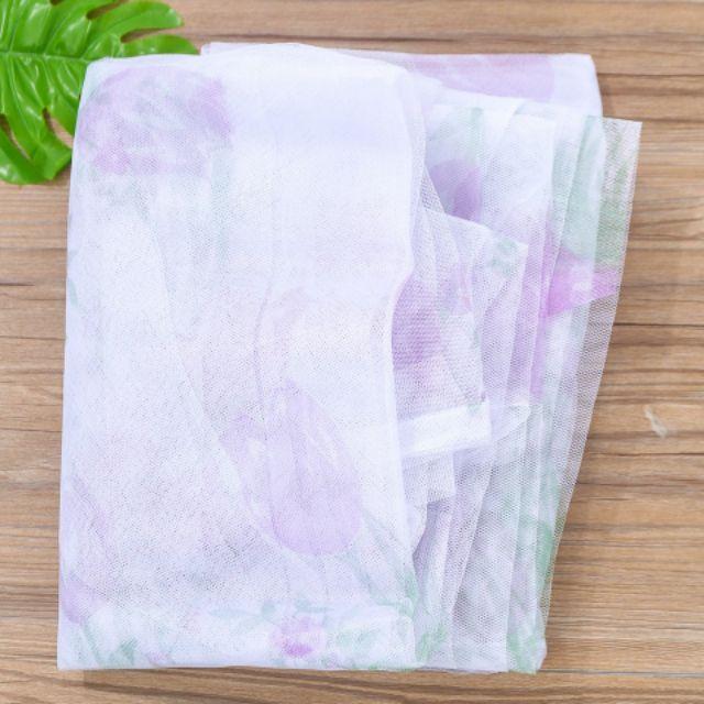 Màn tuyn cao cấp có rèm có cửa