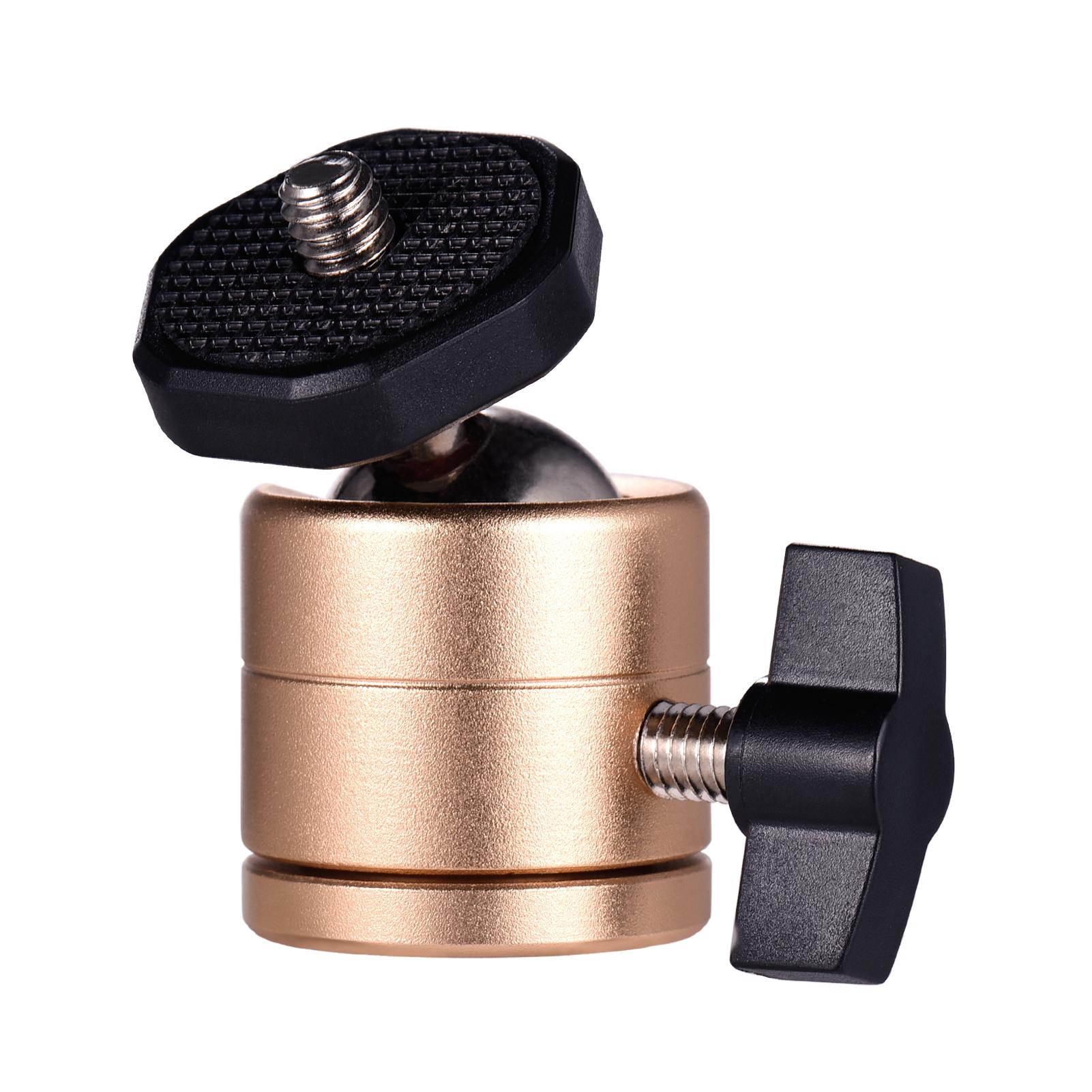 Trục đầu bóng xoay 360 độ Aluminum Alloy cho Camera Camcorder Tripod 1/4 inch
