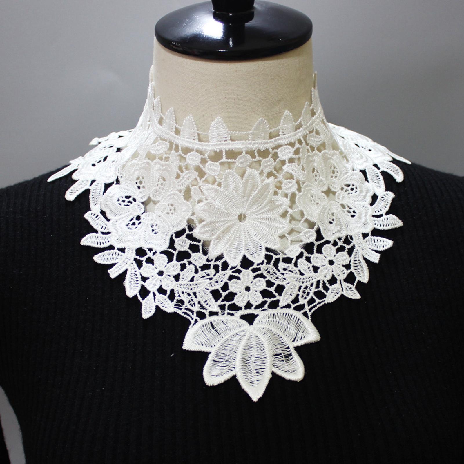 Shirts Fake Collar Blouse False Collar Shirts Costume Collar for Women Girls