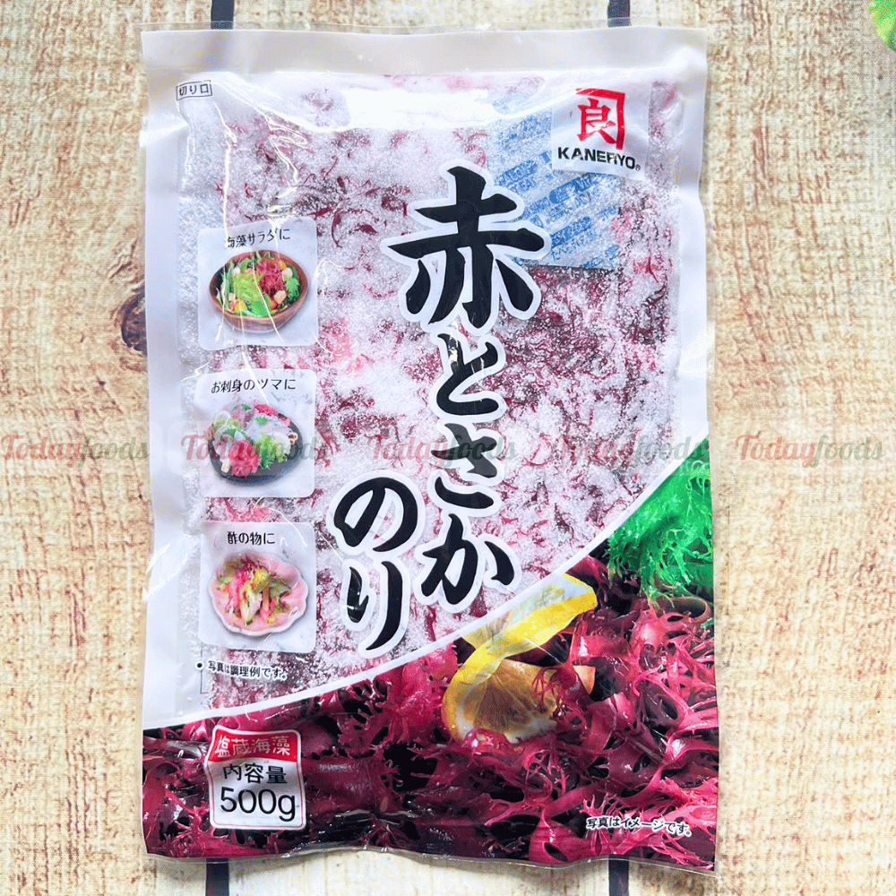 Rong Biển Đỏ Ướp Muối Kaneryo 500G - Rong Biển Tươi Aka Tosaka Nhật Bản
