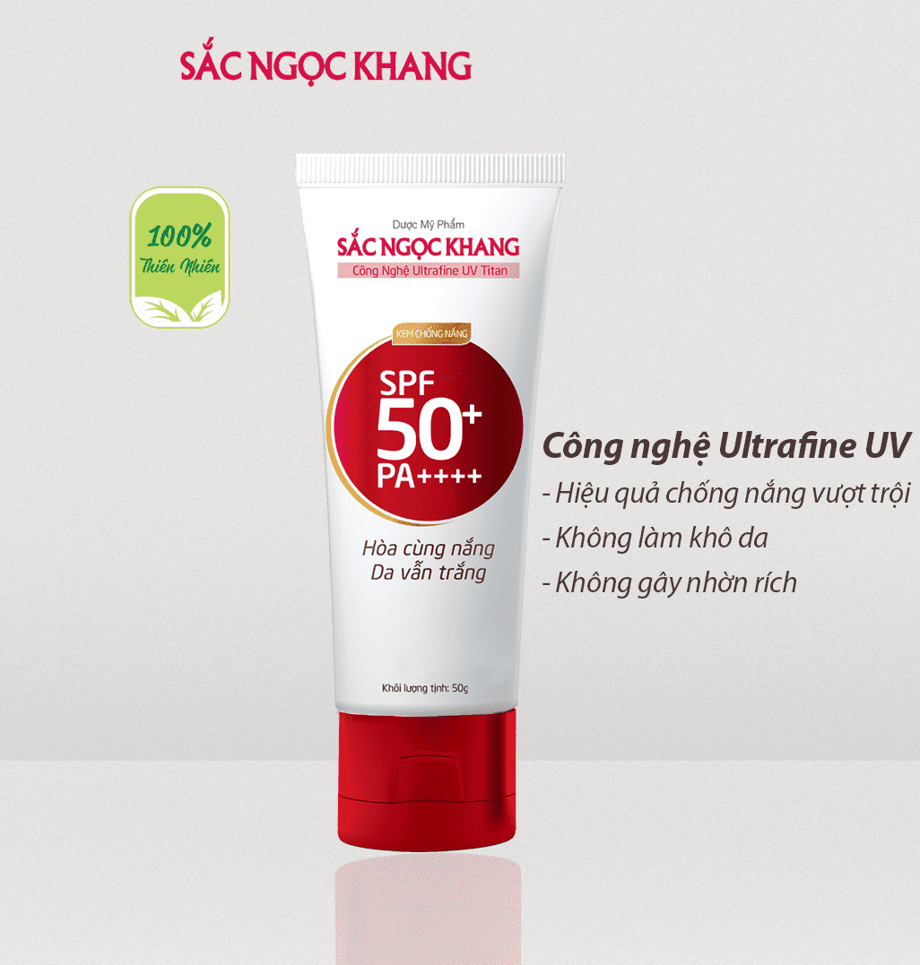 Combo 5 món Nước tẩy trang 145ml + Sữa rửa mặt 100g + Nước hoa hồng 145ml + Kem chống nắng 50g + Kem dưỡng da ban đêm 30g [Sắc Ngọc Khang official]