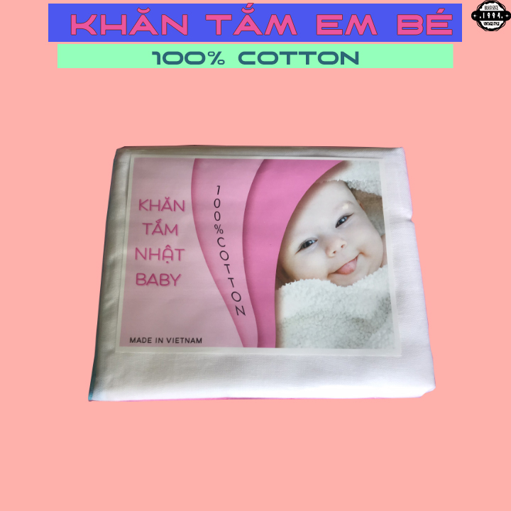 Khăn Tắm Cotton Em Bé 