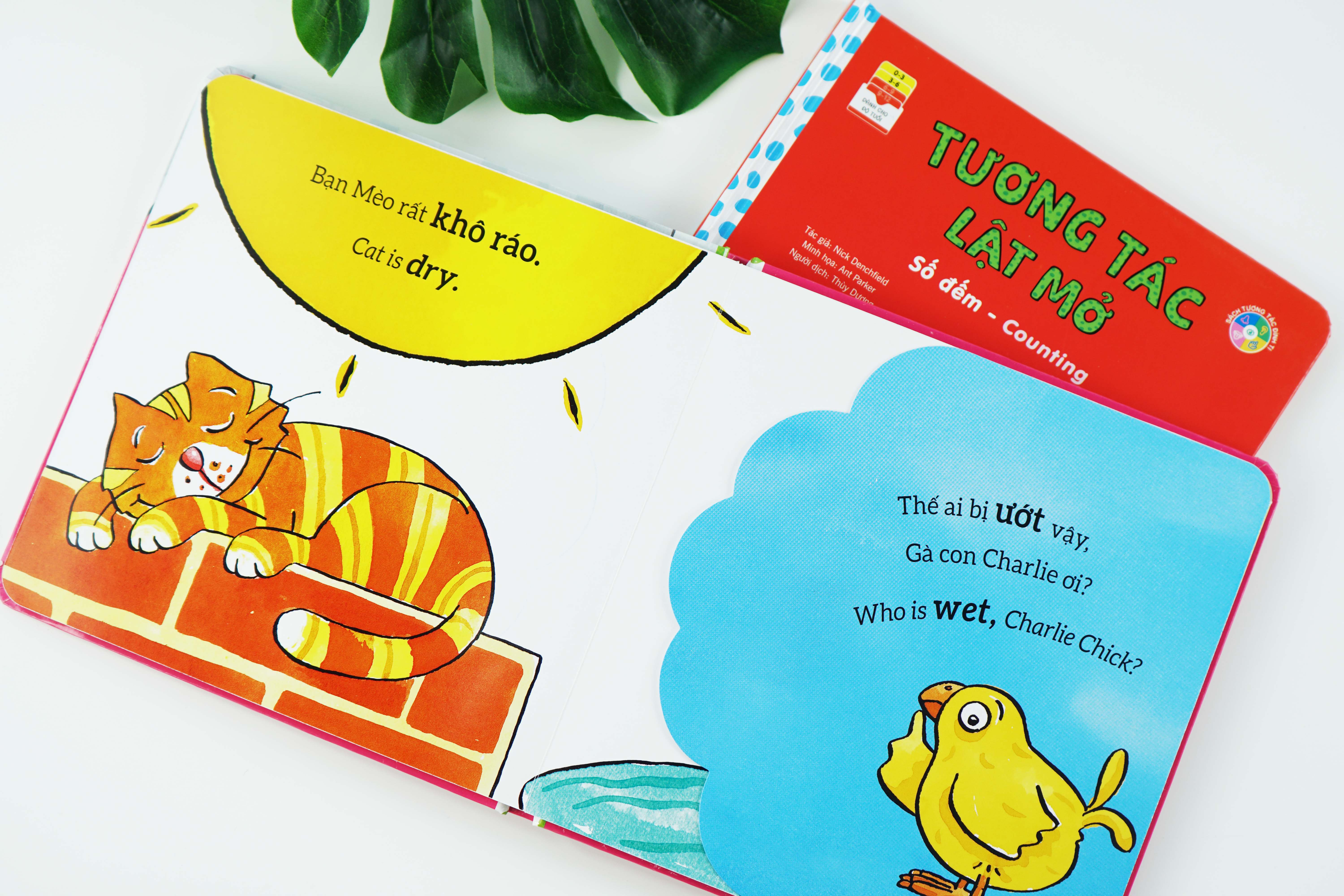 Sách - Tương tác lật mở song ngữ Anh - Việt giúp bé mở rộng vốn từ vựng theo cách đầy thú vị - Đinh Tị Books