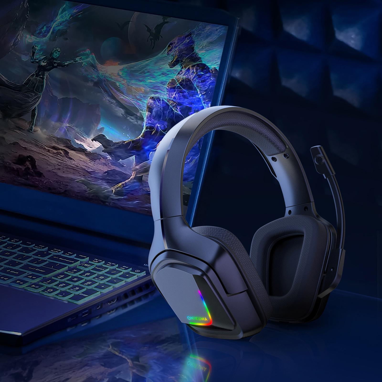 Tai nghe chơi game có dây 3,5 mm âm thanh vòm thể thao điện tử có mic điều khiển âm lượng ONIKUMA K20