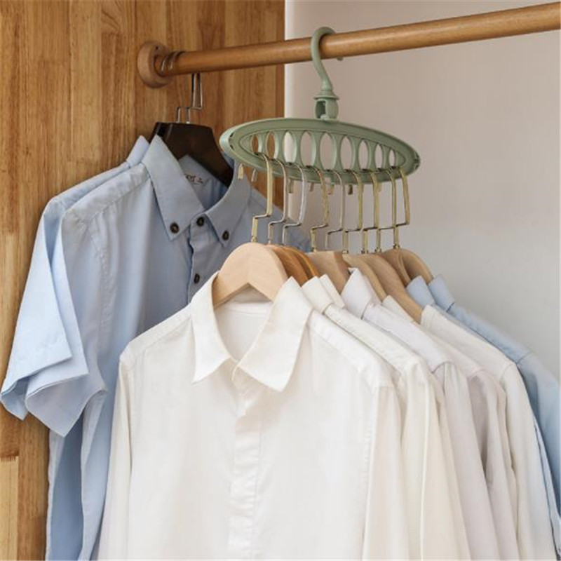 Móc phơi quần áo đa năng 9 lỗ HT054 - Giao Ngẫu Nhiên