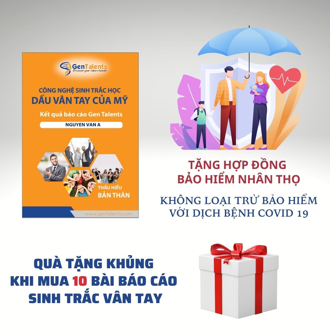 Sinh Trắc Vân Tay Gen Talents – Module Nâng Cao Năng Lực Học Tập