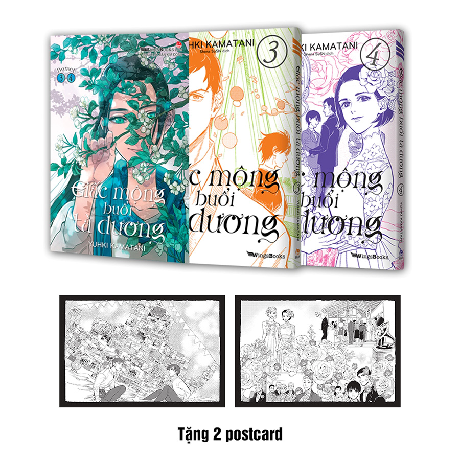 Boxset Giấc Mộng Buổi Tà Dương 3&4 [Tặng 02 Postcard]