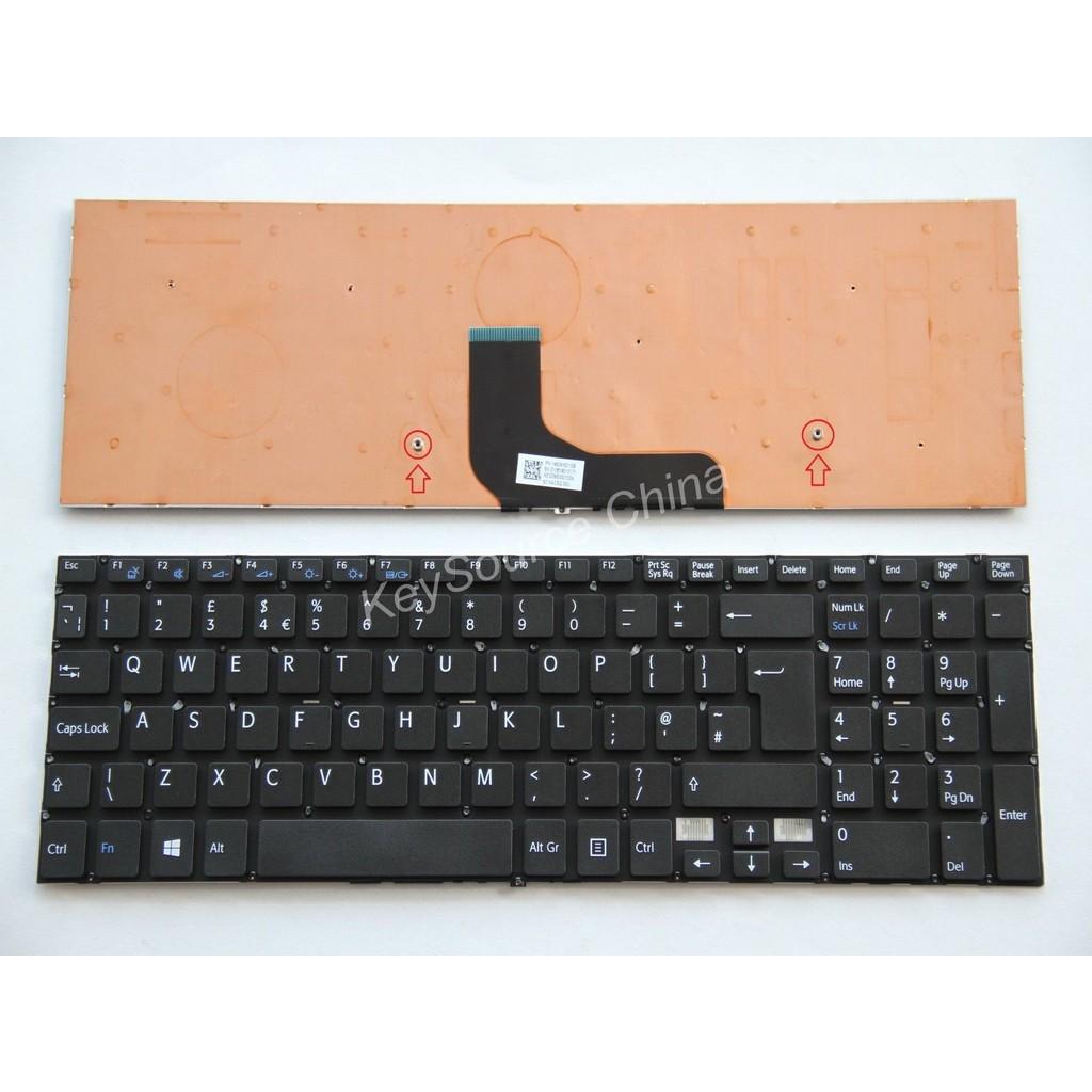 (KEYBOARD) BÀN PHÍM LAPTOP DÀNH CHO SONY SVF 15A (CÁP THẲNG) dùng cho CÁP THẲNG GIỮA: SVF15A