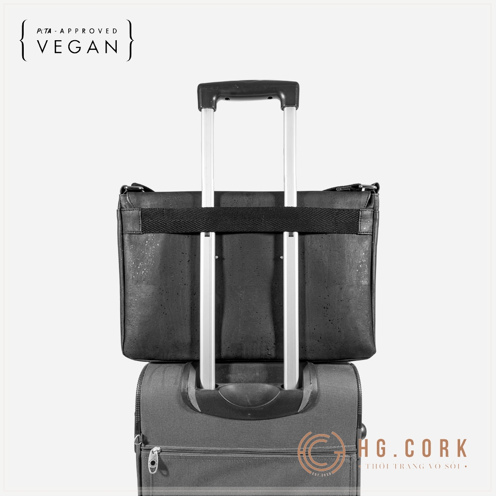 Túi Xách Nam Công Sở Cao Cấp - HGcork Corkor CK148 – Messenger Bag Cỡ Lớn - Hàng Chính Hãng, Sản Xuất Tại Bồ Đào Nha