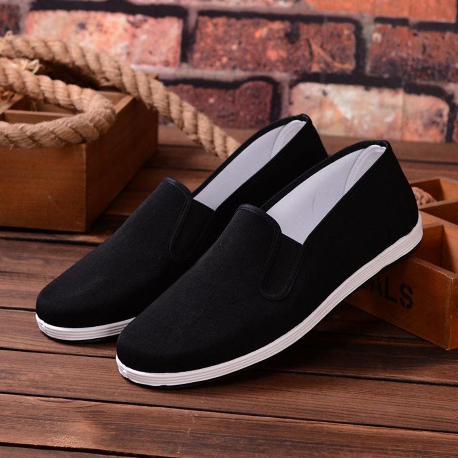 Chinese Traditional Kung Fu Martial Arts Tai chi Slipper Shoes Black 39