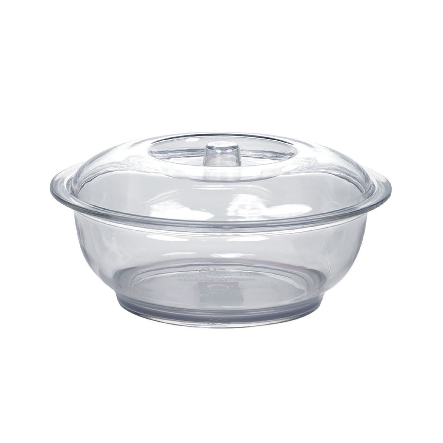 Âu thố trong Nhựa cao cấp giả thủy tinh trong suốt đựng cơm canh có nắp đậy size trung (21*12*10cm) - HÀNG VIỆT NAM