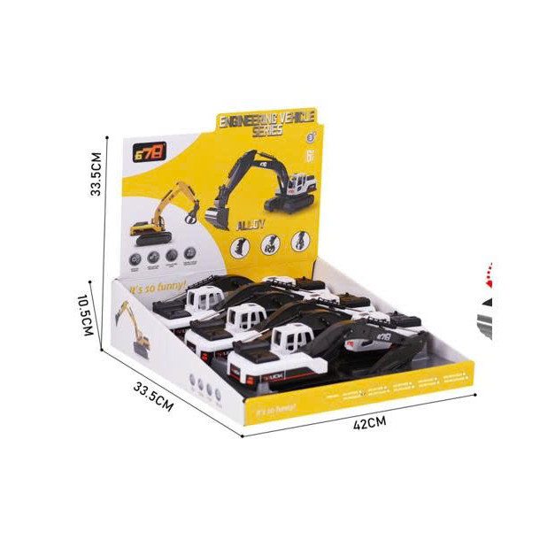 678 - 9010AZE Đồ chơi mô hình máy xúc quán tính chạy đà (giao 1 xe bất kỳ)