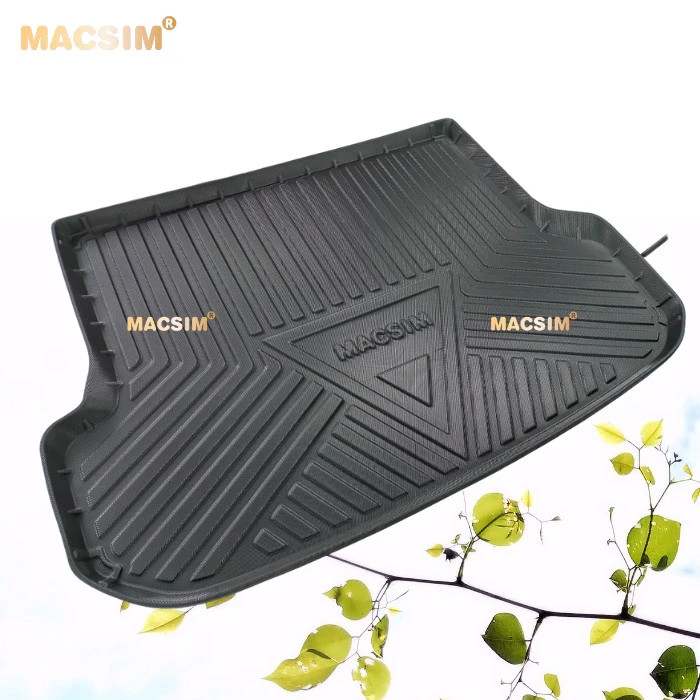 Thảm lót cốp Lexus RX 450H 2016-2022 (qd) nhãn hiệu Macsim chất liệu tpv cao cấp màu đen