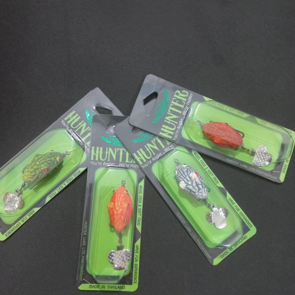 Mồi Nhái Hunter V456 Mồi Câu Lure Câu Cá Lóc Cá Quả Cao Cấp