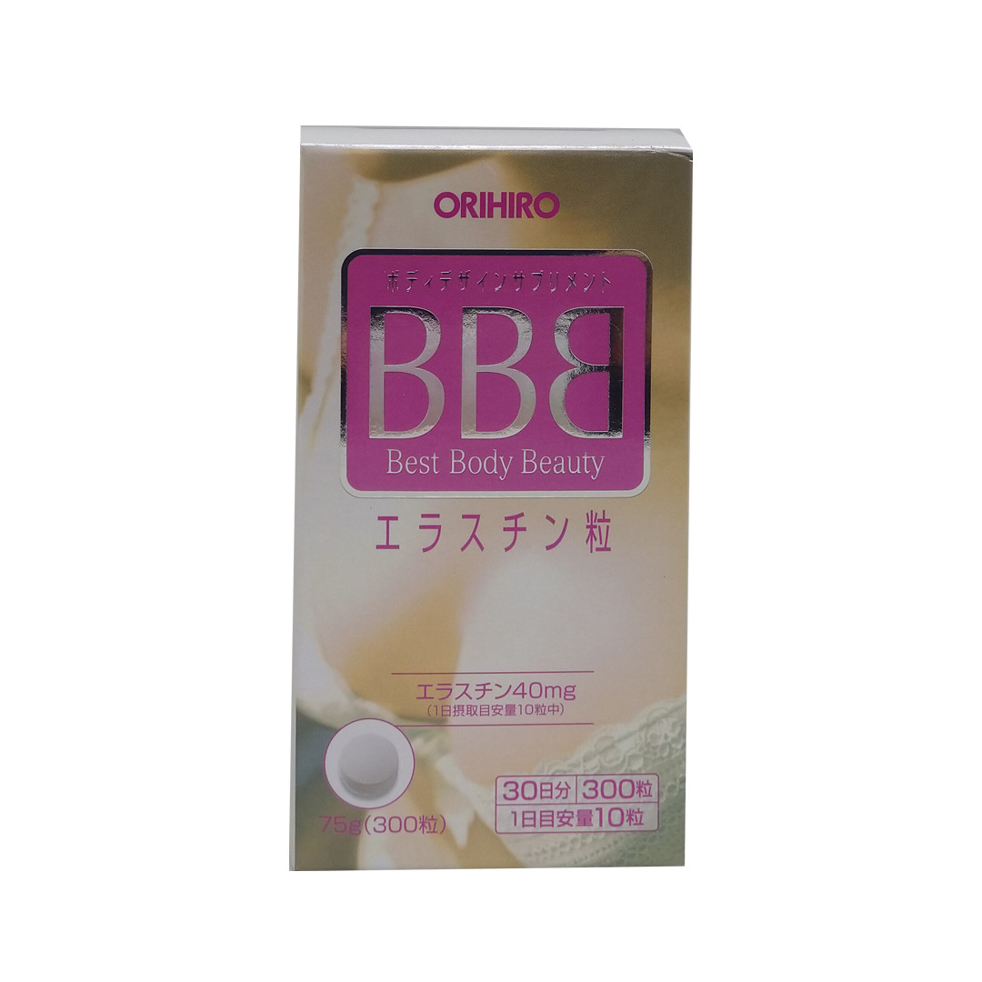 Viên uống nở ngực BBB Best Beauty Body Orihiro Nhật Bản giúp tăng kích thước và săn chắc ngực, 300 viên/hộp dùng trong 1 tháng, HÀNG CHÍNH HÃNG