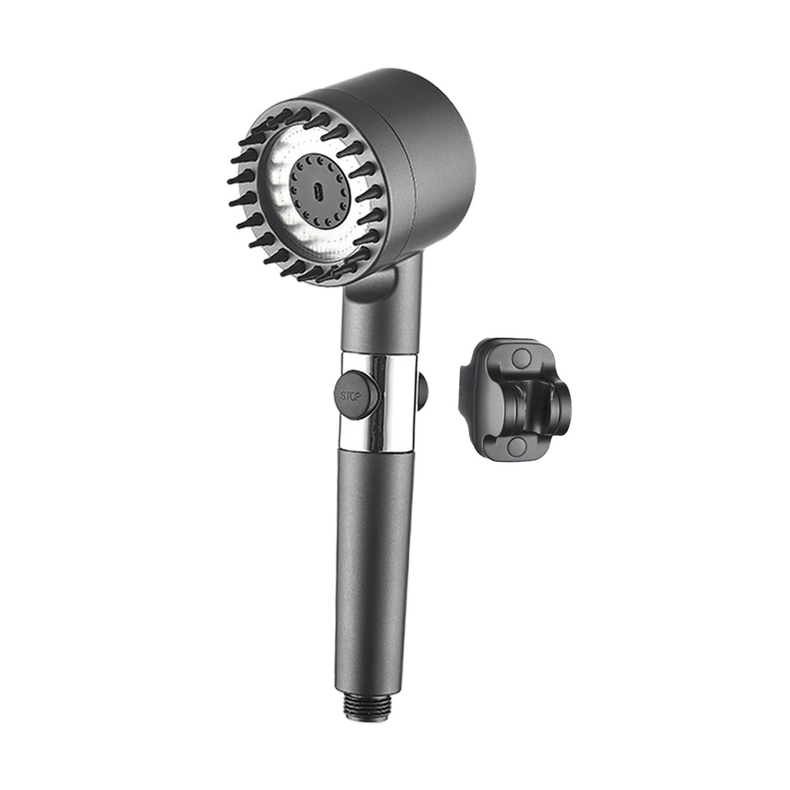 High Pressure Shower Heads 3 Spray Settings Pressurized  Water Saving Spraying Head Handheld Spray for Massage Bathing SPA Hotel