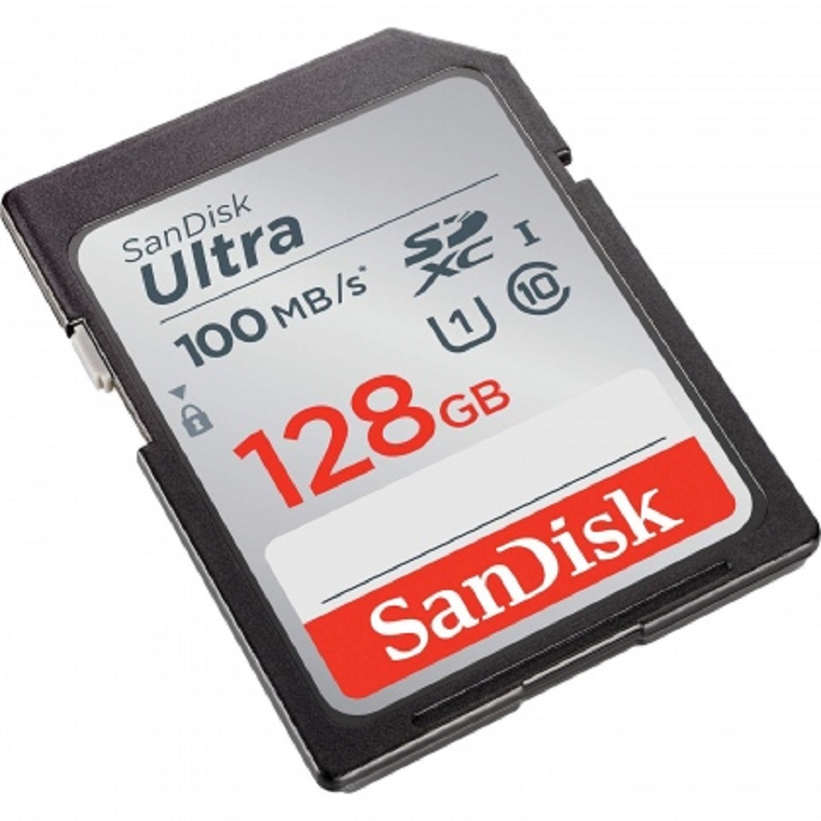 Thẻ Nhớ SDXC SanDisk Ultra 128GB UHS-I 100MB/s - Hàng Nhập Khẩu