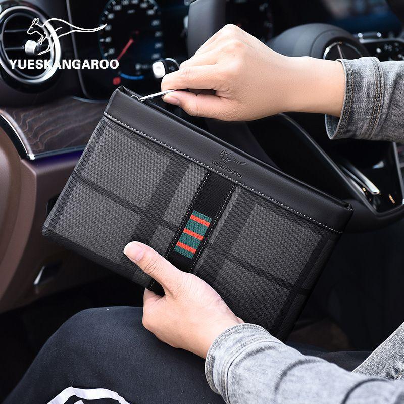 Túi cầm tay nam da PU cao cấp phong cách doanh nhân túi kẹp lách nam da - Túi clutch nam da PU