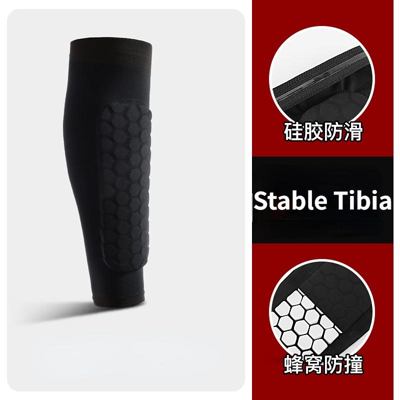 1 Bóng Đá Bảo Vệ Ống Chân Thể Thao Ngoài Trời Tổ Ong Miếng Lót Chống Va Chạm Bảo Vệ Bảo Vệ Chân Tất Bảo Vệ Thể Thao An Toàn Gear Color: 1Pc Black Size: XL
